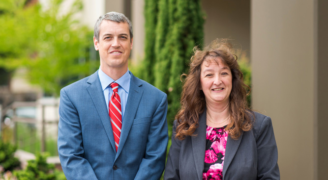 Michael Sheehy and Wendy Cochinella